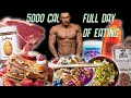 5200cal FULL DAY OF EATING | Shoulders & arms