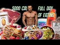 5200cal FULL DAY OF EATING | Shoulders & arms