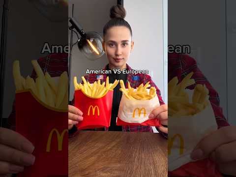 American🇺🇸VS European Food?! 😳