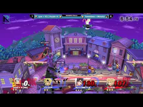 Respawn5 - cyve + Purple~H Vs. Tomenimo + Moussa - Winners Finals - Smash WiiU Doubles