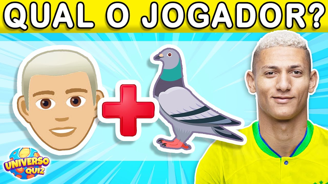 ADIVINHE O JOGADOR PELOS EMOJIS | Adivinhe os Craques de futebol