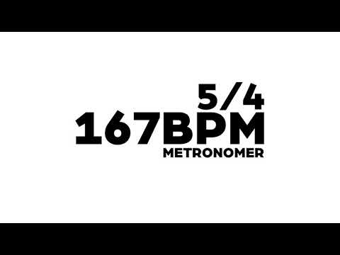 167 BPM Metronome 5/4