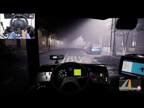 Night Drive - The Bus 2021 | Thrustmaster TX gameplay