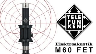 Video thumbnail for TELEFUNKEN Elektroakustik M60 FET Microphone by TELEFUNKEN Elektroakustik