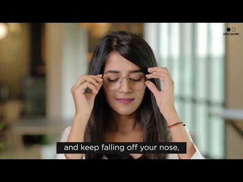 How to adjust your glasses for a perfect fit - John Jacobs eyewear