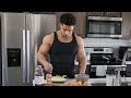 WHAT I EAT TO BUILD MUSCLE [FULL DAY OF EATING & COOKING 3500+ CALORIES]