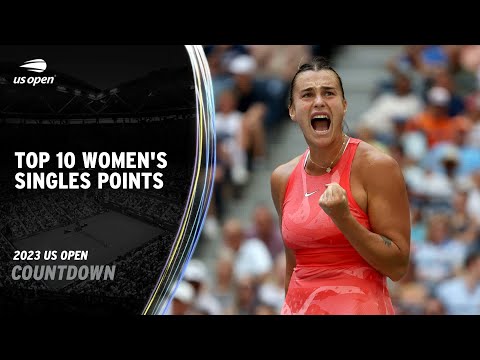 Top 10 Women's Singles Points of the Tournament | 2023 US Open