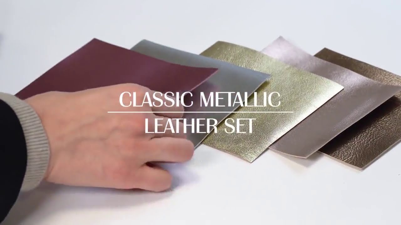 Real Italian Metallic Leather Packs for Leather Accessorie Designers // Etsy Seller Video Update
