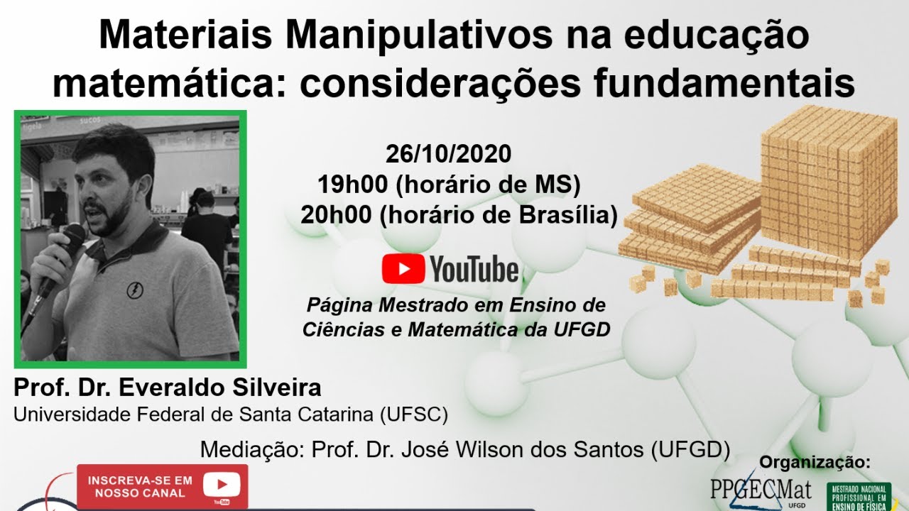 PPGECMat: Materiais Manipulativos na educação matemática: considerações fundamentais