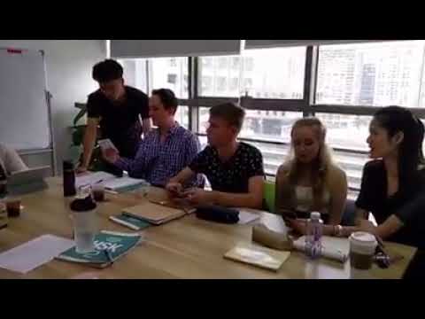 AU PAIR CHINA: learning a Chinese song together with our AU PAIRs