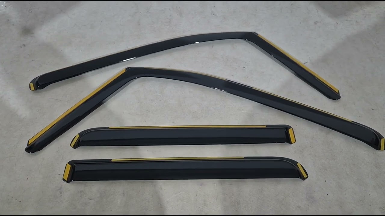 Citroen Berlingo/Multispace 2018- гг. Вставные ветровики Niken Luxury (4 шт) Video 1