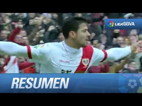 Resumen de Rayo Vallecano (1-2) Málaga CF