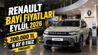 RENAULT BAYİ FİYATLARI EYLÜL 2026 | #clio #megane #duster #austral #te