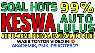 Download lagu AUTO PASS THE KESWA, PMK, PSIKO, AKD TESTS mp3
