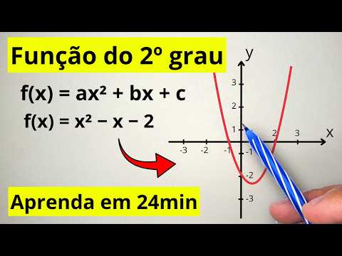 MELHOR AULA DE FUNÇÃO DO 2° GRAU DO YOUTUBE | Aprenda tudo sobre FUNÇÃO  QUADRÁTICA