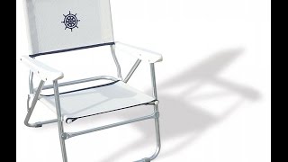 FORMA MARINE Beach Chair, Outdoor Chair, Folding, Anodized, Aluminium,