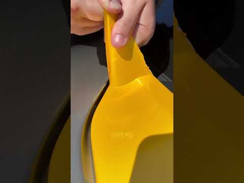 Removing the coloured PPF 🟡 off this Lotus Emira 🔊 ASMR style 🔊 #lotusemira #carwrap #asmr