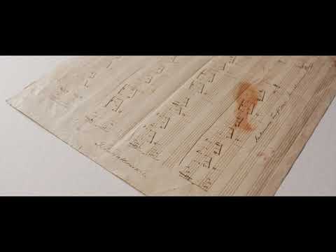 Autograf pieśni „Wiosna” op. 74 nr 2 / Autograph of the song ‘Wiosna’ [The spring], Op. 74 No. 2