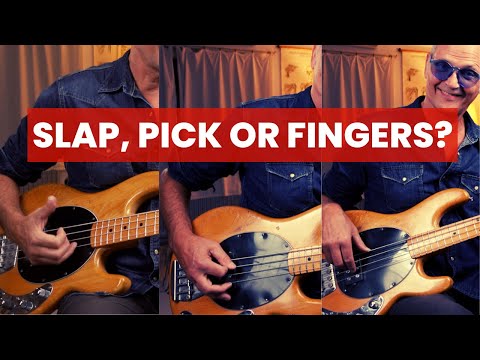 Slap, Pick or Fingers? 3 Bass techniques, 1 bassgroove - FREE PDF #slapbass