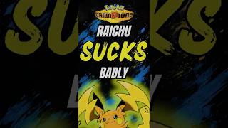 Why Mega Raichu Y Actually SUCKS in Pokemon Champion 💀 #pokemon #pokemonchampions #pokemonvgc