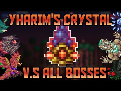 Yharim's Crystal V.S (Almost) All Bosses in Revengeance Mode!  Terraria -  Calamity mod