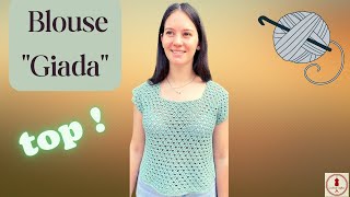 TUTO CROCHET BLOUSE - TOP "Giada"