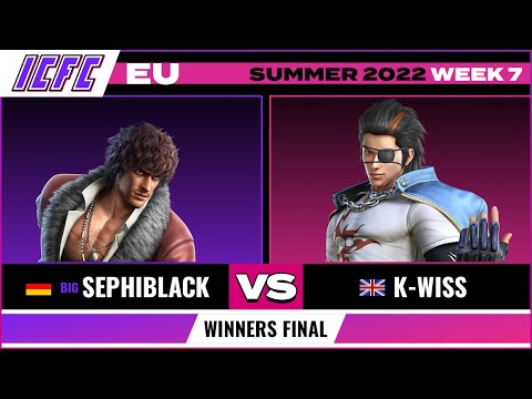 Sephiblack (Miguel) vs. K-Wiss (Hwoarang) Winners Final - ICFC EU Tekken 7 Summer 2022 Week 7