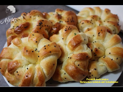 Turkish Pogca Recipe-stays fresh for a week-soft and delicious-peynirli serit pogca