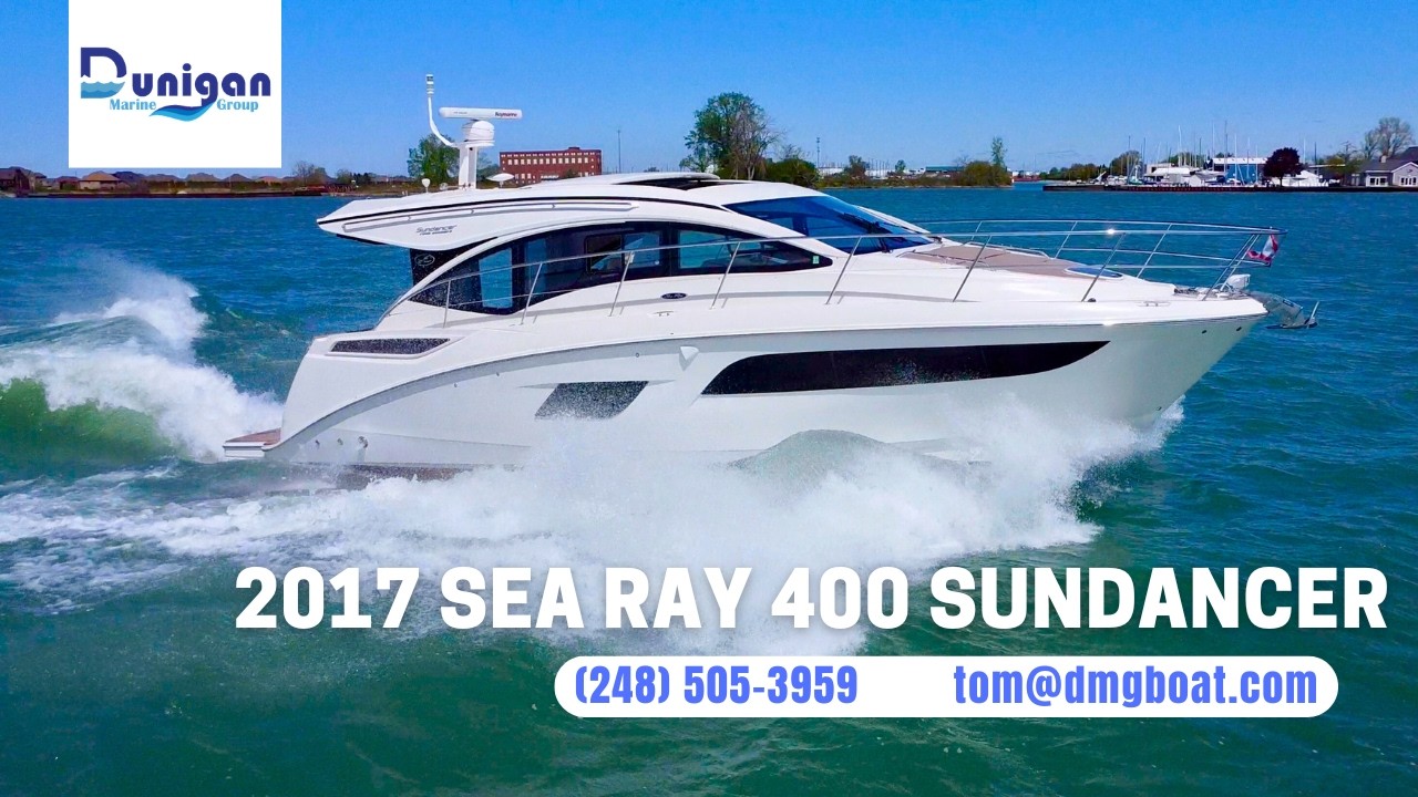 A photo of this 2017 Sea Ray 400 Sundancer