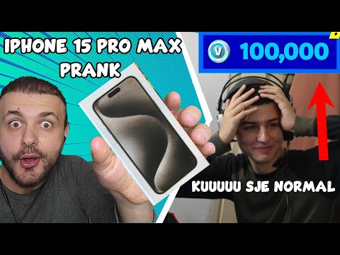 PRANK HAMZEN JA BLEVA IPHONE 15 PRO MAX + DHURAT 100.000 V BUCKS