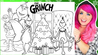 Coloring The Grinch Christmas Coloring Pages | How The Grinch Stole Christmas Coloring Videos