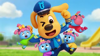 Police and Mini Antels | Fun Stories | Safety Rules for Kids | Cartoon | Sheriff Labrador
