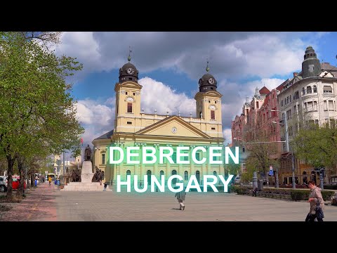 Cycling Through Debrecen - Hungary's Second Biggest City | 4K Experience