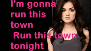 Lucy Hale  Run This Town (Lyrics)