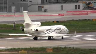preview picture of video 'Dassault Falcon 7X - Airport Sion  6 August 2011'