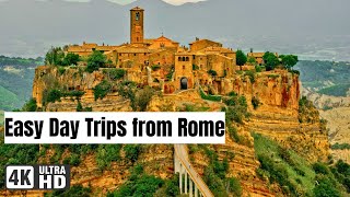 10 Easy Day Trips from Rome by Train (No Car Needed) [4K]