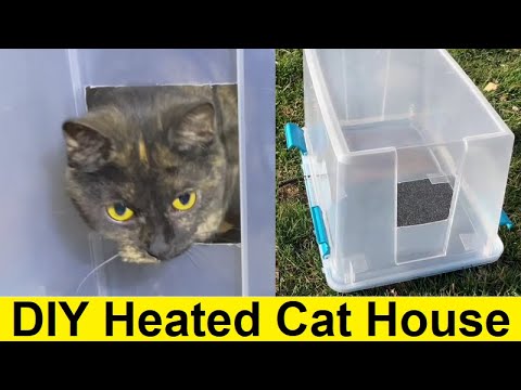 YouTube video about: How to heat a cat house without electricity?