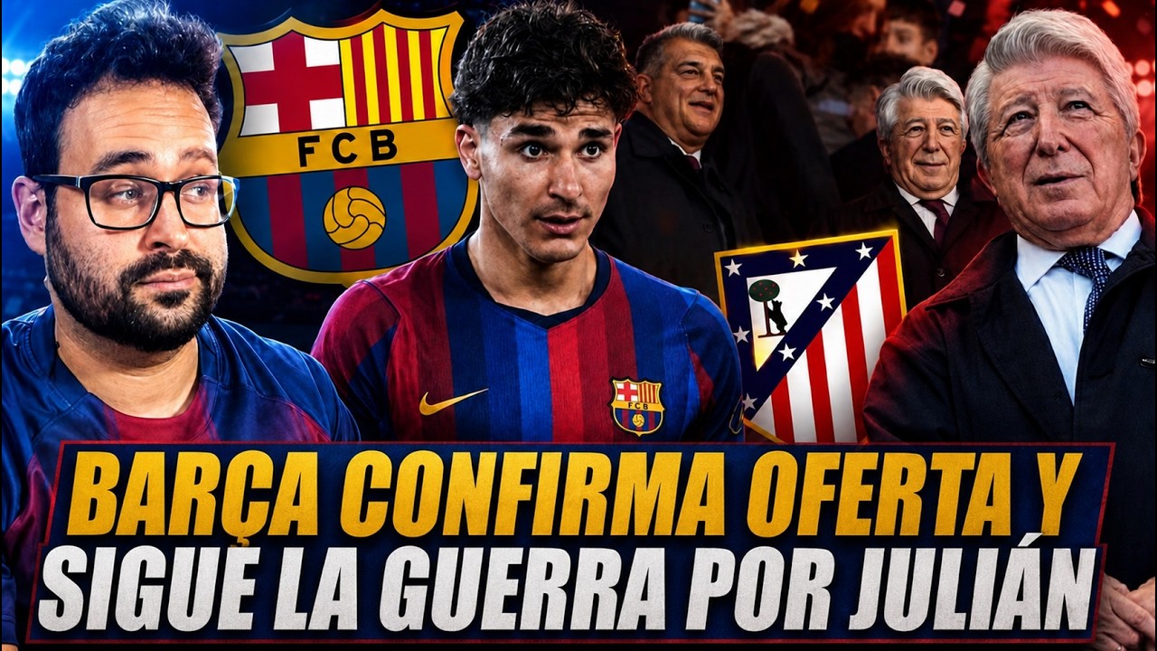 🚨¡Se PRENDIÓ TODO! El BARÇA CONFIRMA OFERTA por JULIÁN ÁLVAREZ y el ATLÉTICO VUELVE a RESPONDER