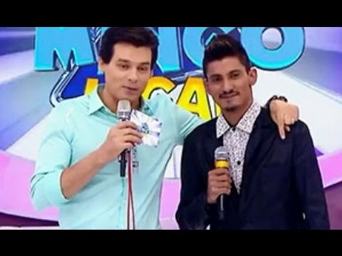 Conheça a trajetória de sucesso de Léo Nascimento - Domingo Legal SBT (03/04/2016) [HD]