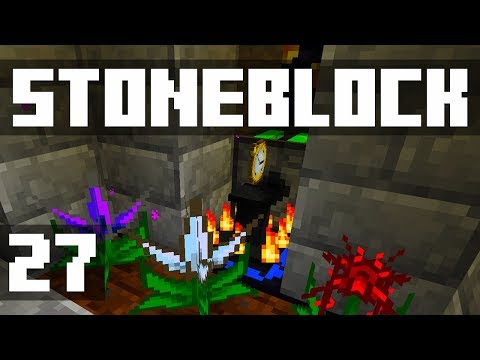 StoneBlock - Ep. 27: WATCH OF FLOWING TIME! (Modded Minecraft 1.12.2) | iJevin