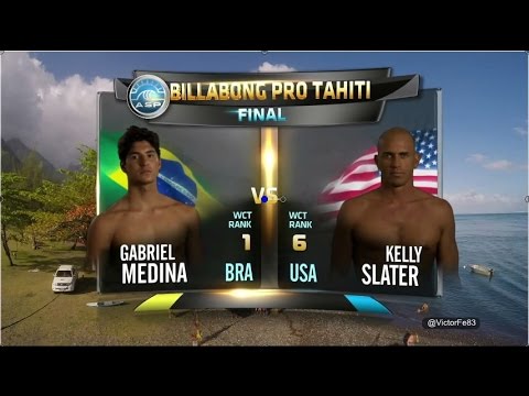 Gabriel Medina X Kelly Slater Pro Tahiti 2014 Medi #Ladeira25