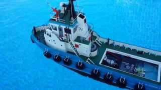 preview picture of video 'AL KHUBAR 3 -  RC TUGBOAT MODEL'