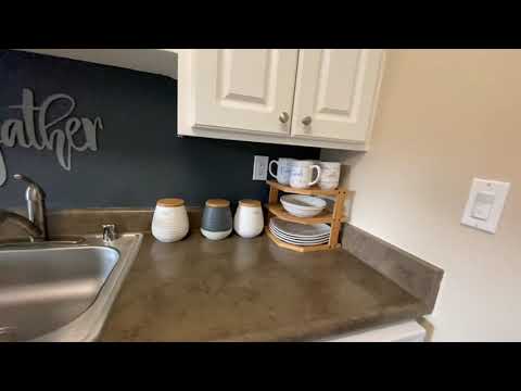 1 Bedroom 1 bath Opal Model Floor plan 750 sq. Ft.