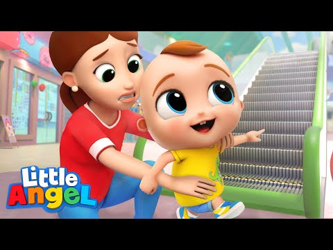 Safety At The Mall | Good Habits | Little Angel Kids Songs & Nursery Rhymes