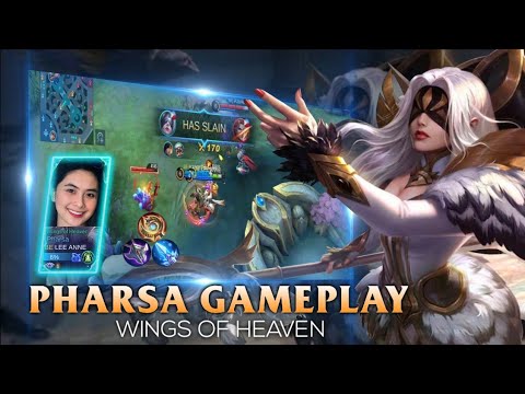 PHARSA WINGS OF HEAVEN FEATHERED AIR STRIKE🔥 | PHARSA BEST BUILD 2021 by [ LEE ANNE ] | MLBB