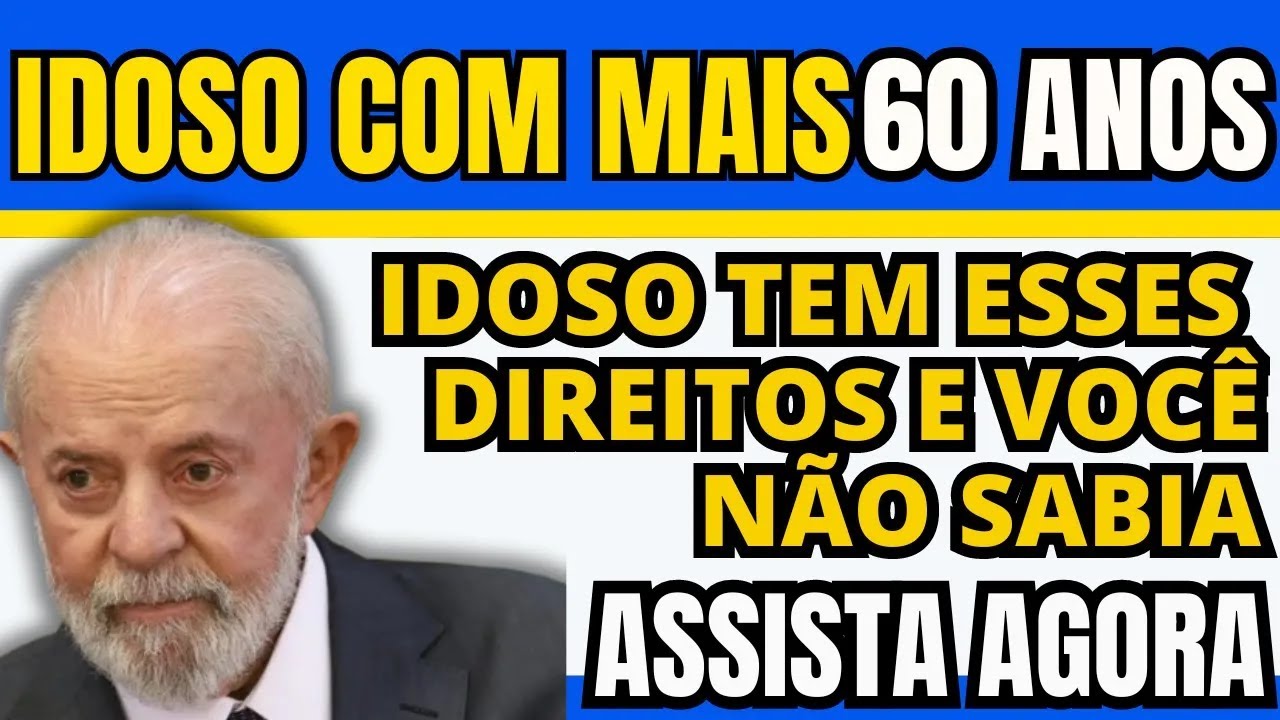 SAIU LISTA DOS IDOSOS COM 61, 62, 63, 64 E 65 ANOS QUE TEM DIREITO RECEBER 10 BENEFÍCIOS INÉDITOS