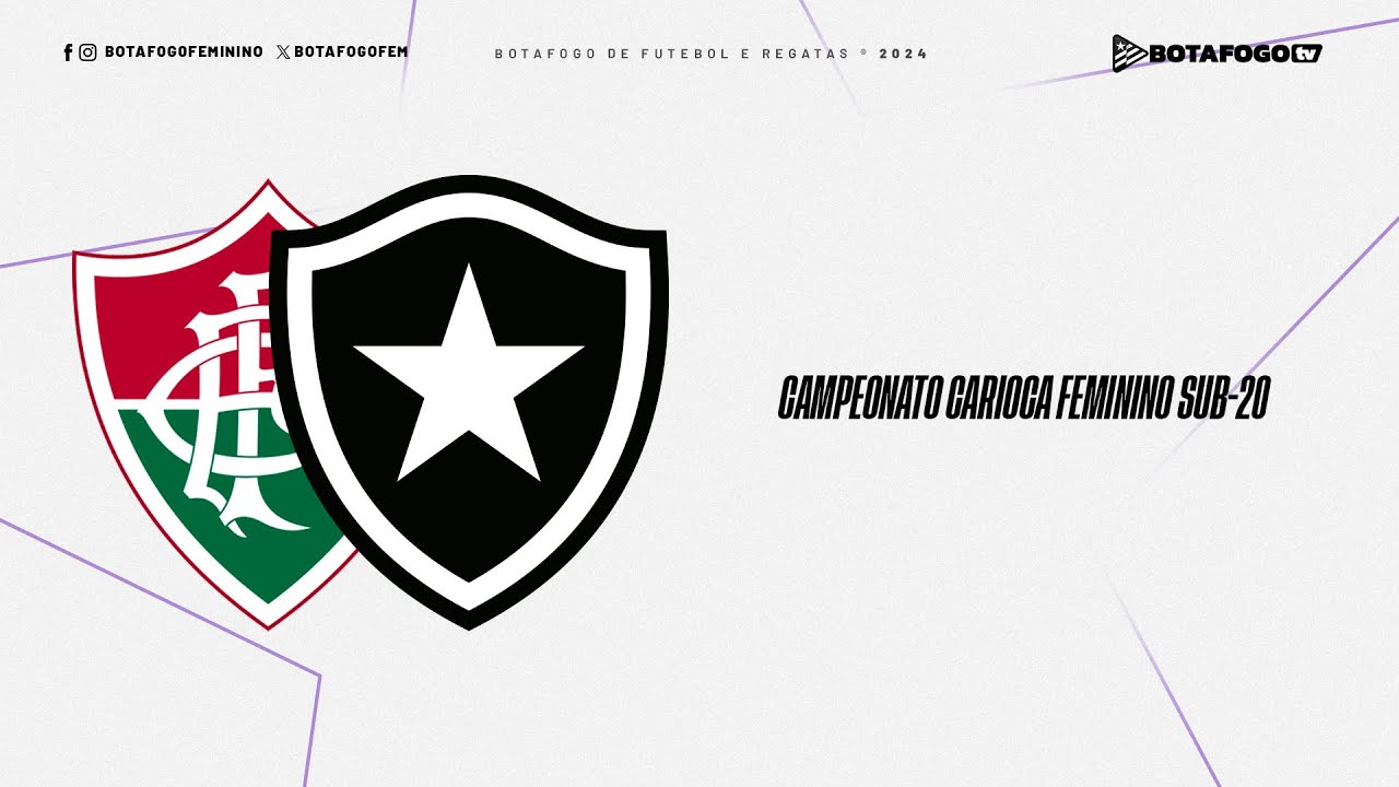 AO VIVO | Botafogo enfrenta o Fluminense nas Laranjeiras pelo Campeonato Carioca Feminino Sub-20