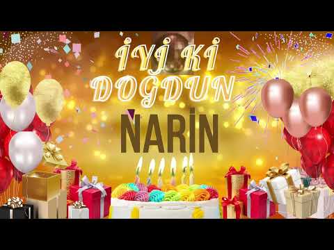NARİN - Doğum Günün Kutlu Olsun Narin
