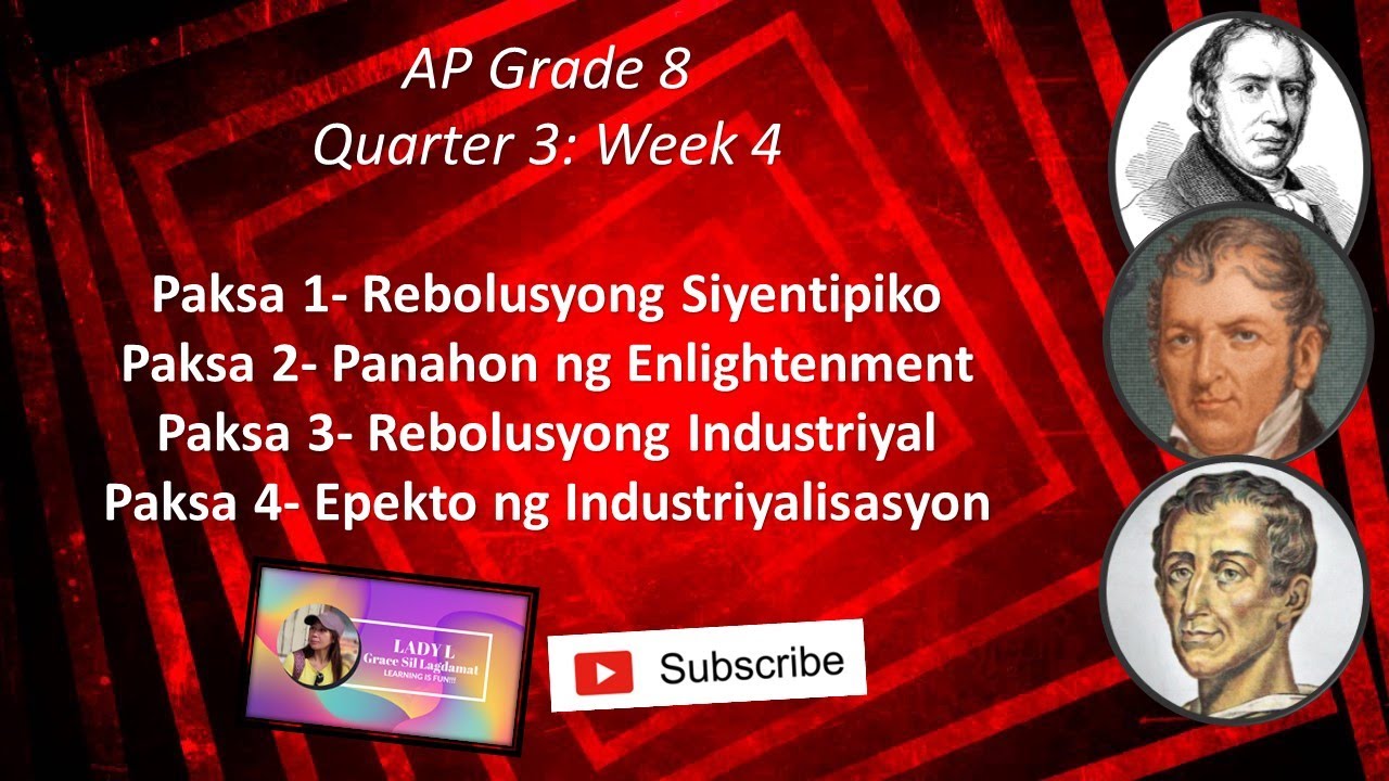 Putar video AP G8:Q3:W4:Rebolusyong Siyentipiko at Industriyal, Enlightenment at Epekto ng Industriyalisasyon sekarang AP G8:Q3:W4:Rebolusyong Siyentipiko at Industriyal, Enlightenment at Epekto ng Industriyalisasyon