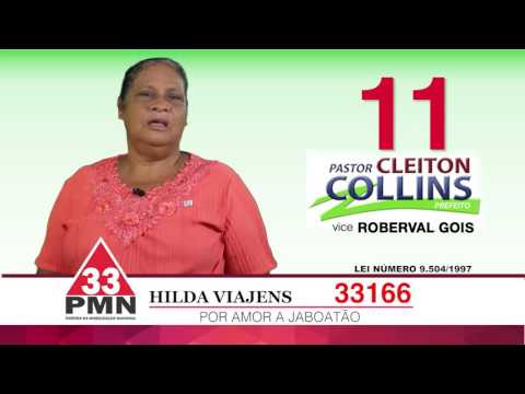 HILDA VIAGENS 33166 - JABOATÃO DOS GUARARAPES - FRENTE POR AMOR A JABOATÃO -